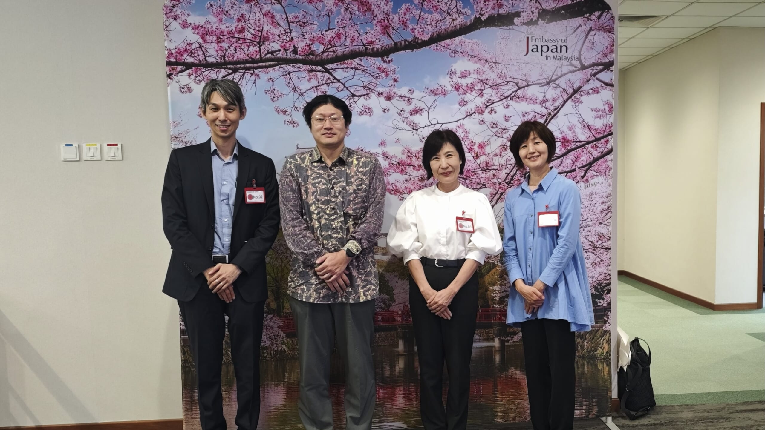 在マレーシア日本大使館表敬